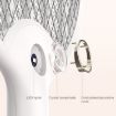 USB LED Mosquito Swatter Killer, White (Without Base) - 3