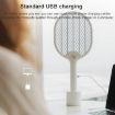USB LED Mosquito Swatter Killer, White (Without Base) - 5