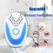 Ultrasonic Electronic Mosquito Repellent, US Plug, Light Green - 2