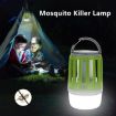 Solar Power Mosquito Killer Outdoor Light Green + Solar Panel - 2
