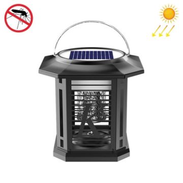 Black TM02 Solar Mosquito Repellent Outdoor Waterproof Lamp - 1