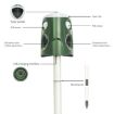 SJZ026 Ultrasonic Solar Outdoor 360 Animal Repellent - 3