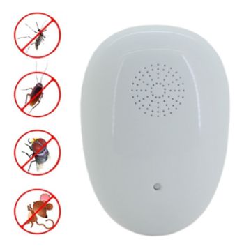 AC 90-250V Ultrasonic Pest Control Repellent, Long EU Plug - 1