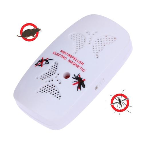 Ultrasonic Adjustable Electronics Insecticide, White (US Plug) - 1