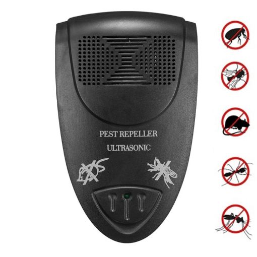 Ultrasonic Rat & Insect Repeller, UK Plug, Black, LI-3110 Model - 1