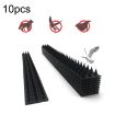 SK419 Black Anti-Bird Thorn Fence for Roof Eaves (10pcs) - 1