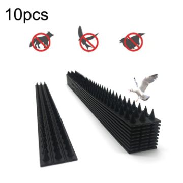 SK419 Black Anti-Bird Thorn Fence for Roof Eaves (10pcs) - 1