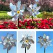 Silver Octagon Anti-bird Laser Windmill Reflector for Balcony Garden - 7