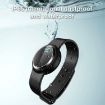 White Ultrasonic Portable Electronic Mosquito Repellent Bracelet Watch - 6