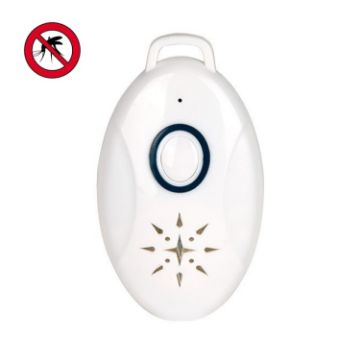 USB Rechargeable Portable Fly & Mosquito Repellent Device (White) - 1