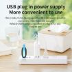 USB Car Mouse and Mosquito Repellent with Atmosphere Light (White) - 4