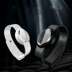 Ultrasonic Electronic Mosquito Repellent Bracelet Watch (Black Purple) - 2