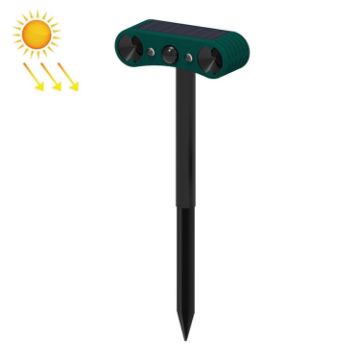 N911W Solar Mouse Repeller Alarm Infrared Sensor (Green) - 1