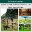 N911W Solar Mouse Repeller Alarm Infrared Sensor (Green) - 7
