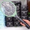 Electric Red Hand Racket Mosquito Zapper Swatter for Home & Garden - 5