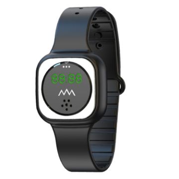 F9 Black Outdoor Mosquito Repellent Wristband with Clock - 1