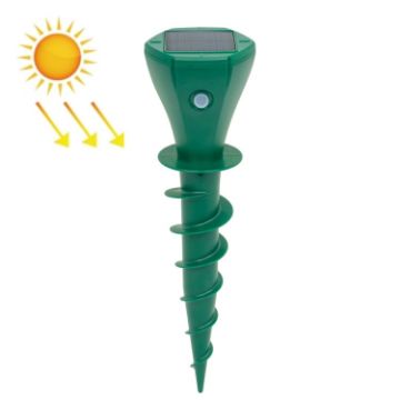 Solar Ultrasonic Outdoor Mouse Repeller, IP65 Waterproof, Rechargeable - 1