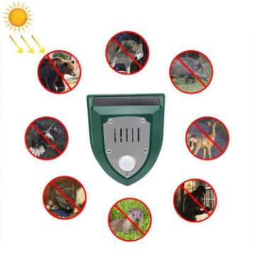 N911M Solar Alarm Lamp with Infrared Animal Induction Drive - 1