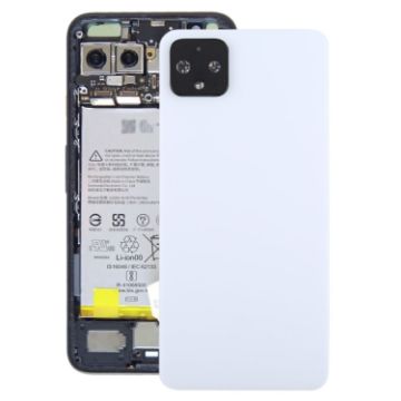 Google Pixel 4XL White Battery Back Cover with Camera Lens Cover - 1