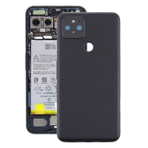 Google Pixel 5 Battery Back Cover GD1YQ/GTT9Q - Black - 1