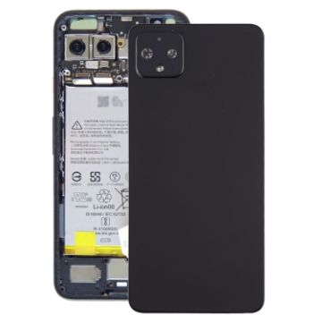 Pixel 4 Battery Back & Camera Lens Cover (Black) - 1
