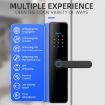 Tuya C91 Silver Smart WiFi Fingerprint Password Door Lock - 3