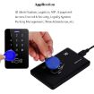 10 PCS 125KHz TK/EM4100 Proximity ID Card Chip Keychain (Gray) - 4