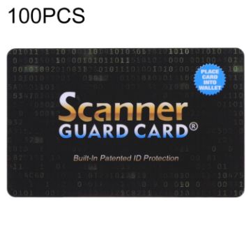 100 PCS RFID Blocking Card with Built-in Patented ID Protection - 1