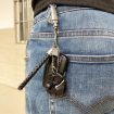Gold Mini Folding Pocket Knife Keychain - Outdoor Survival Multitool - 6