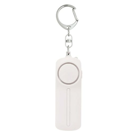 AF-9400 130dB White Personal Alarm Keychain - Women's Self-Defense - 1
