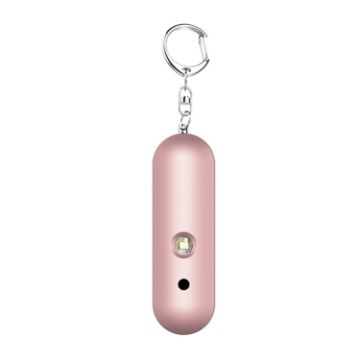 AF-2001 130dB Personal Alarm Keychain, IP56, Rose Gold - 1