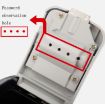 Red Wall-Mounted Key Code Box with Four-Digit Lock for Home Construction - 5
