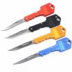Mini Key-shaped Folding Knife Peeler for Camping and Self-defense - 3