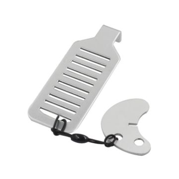 Self-defense Anti-theft Door Blocker for Home & Hotel (Stainless Steel) - 1