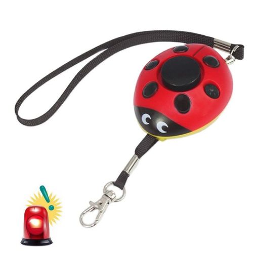 Ladybug Personal Alarm, Mini Self-Defense for Kids & Girls (Red) - 1