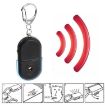 5 PCS Red Wireless Key Finder LED Light Whistle Sound Alarm Locator - 5