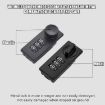 OS300FC Black Metal Anti-theft Car Safe with Fingerprint/Password - 5