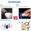 BJY-08 130dB Personal Alarm with Dual Bright LEDs for Women (Blue) - 4