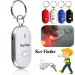Mini LED Whistle Key Finder Beeping Locator Keyring (Black) - 2