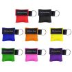 Green CPR Emergency Face Shield Mask Key Ring Breathing Mask - 2
