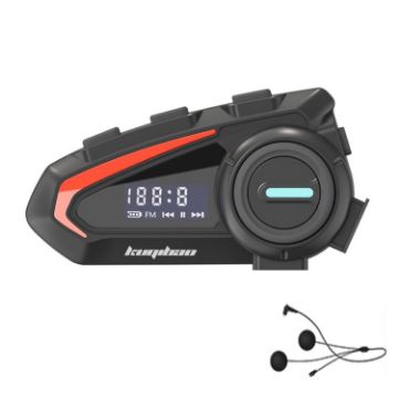 KUQIBAO Bluetooth Motorcycle Helmet Headset With Screen, Waterproof - 1