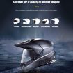 LX2 Bluetooth Earphone Noise Canceling Waterproof Helmet (White) - 6