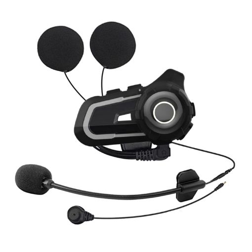 WUPP CS-1412C1 Bluetooth 5.1 S2 Motorcycle Helmet Headset (Grey) - 1