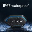 X6 Bluetooth Helmet Headset Waterproof Moto Handsfree Stereo - 9