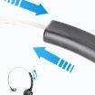 VT200 Single Ear Operator Headset With Mic, Type-C & Answer Key - 4