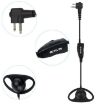 RETEVIS R-122 2 Pin D Shape Ear Hook Mic for Motorola Radios - 4