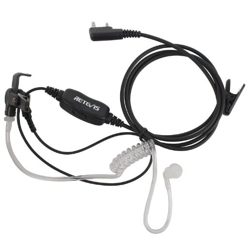 Retevis R-112 Covert Acoustic Earphone Mic for H-777/RT Series - 1