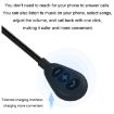 Bluetooth Motorcycle Helmet Headset with Navigation & Call Features - 4