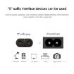 AU Plug 2 Prong Power Cord with 304 Switch, 1.2m Black - 4