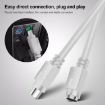 3m 6 Pin PS/2 Keyboard/Mouse Extender Cable (Male to Female) - 4